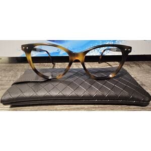 Bottega Veneta BV1290O 002 Eyeglass - FRAMES ONLY - Tortoise Full Rims
